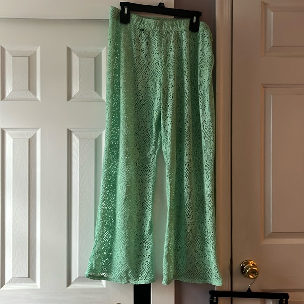 Mint Green Mesh cover up